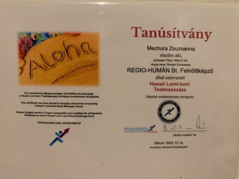 Tanúsítvány