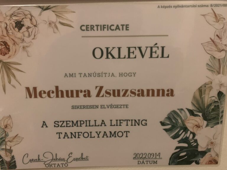 Tanúsítvány